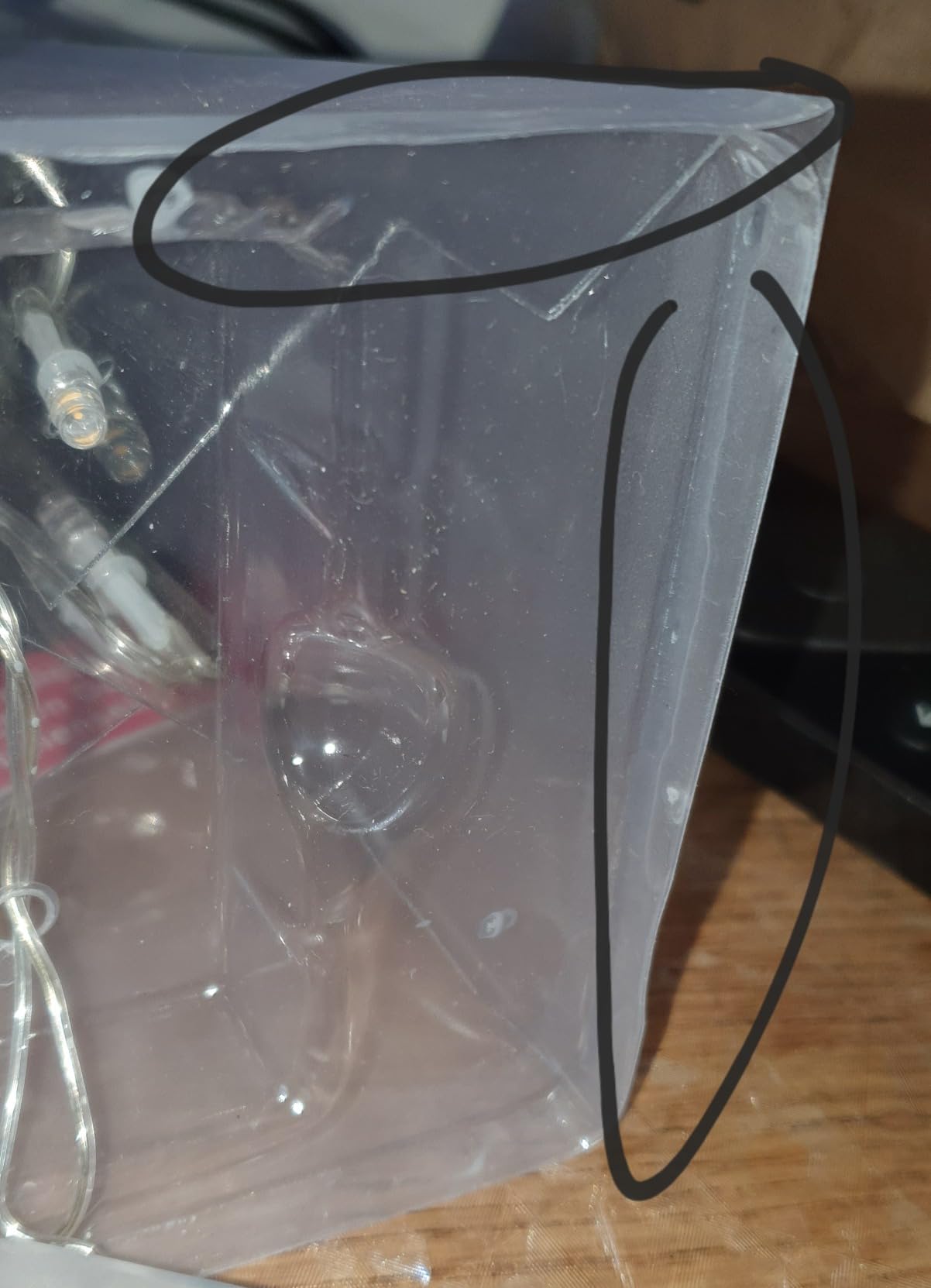 Lunartec Licht-Dekoration Hologramm-Pyramide 31cm warmweiß