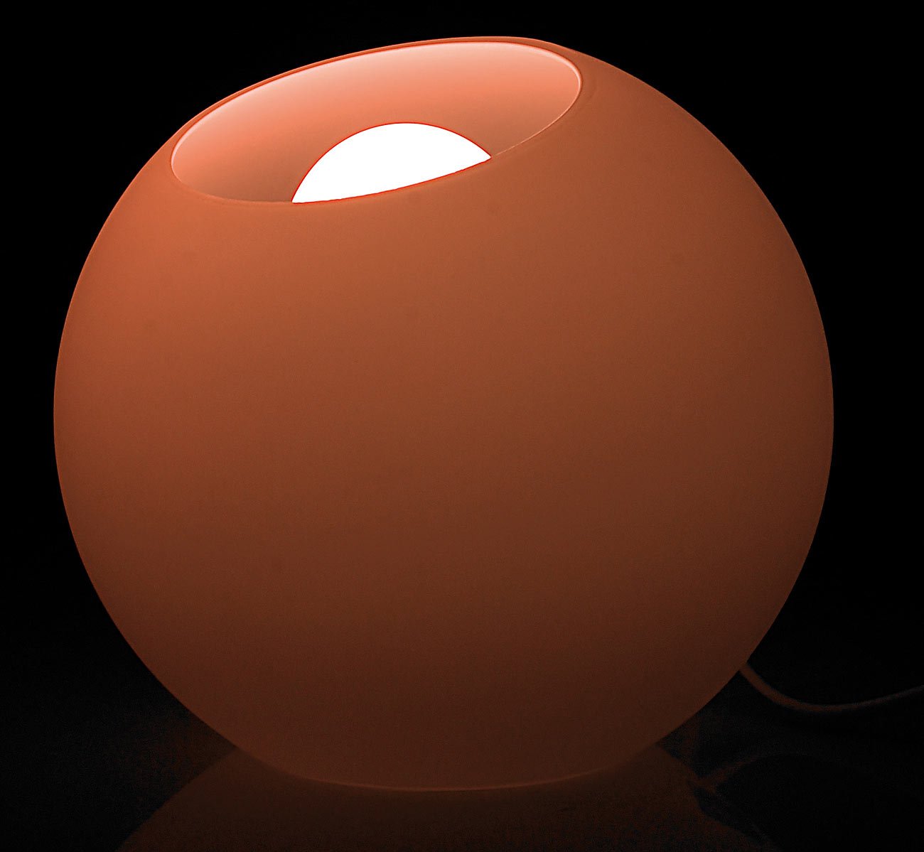 Lunartec Licht-Dekoration LED-Lichtkugel Milchglas 19 cm RGB Fernbedienung