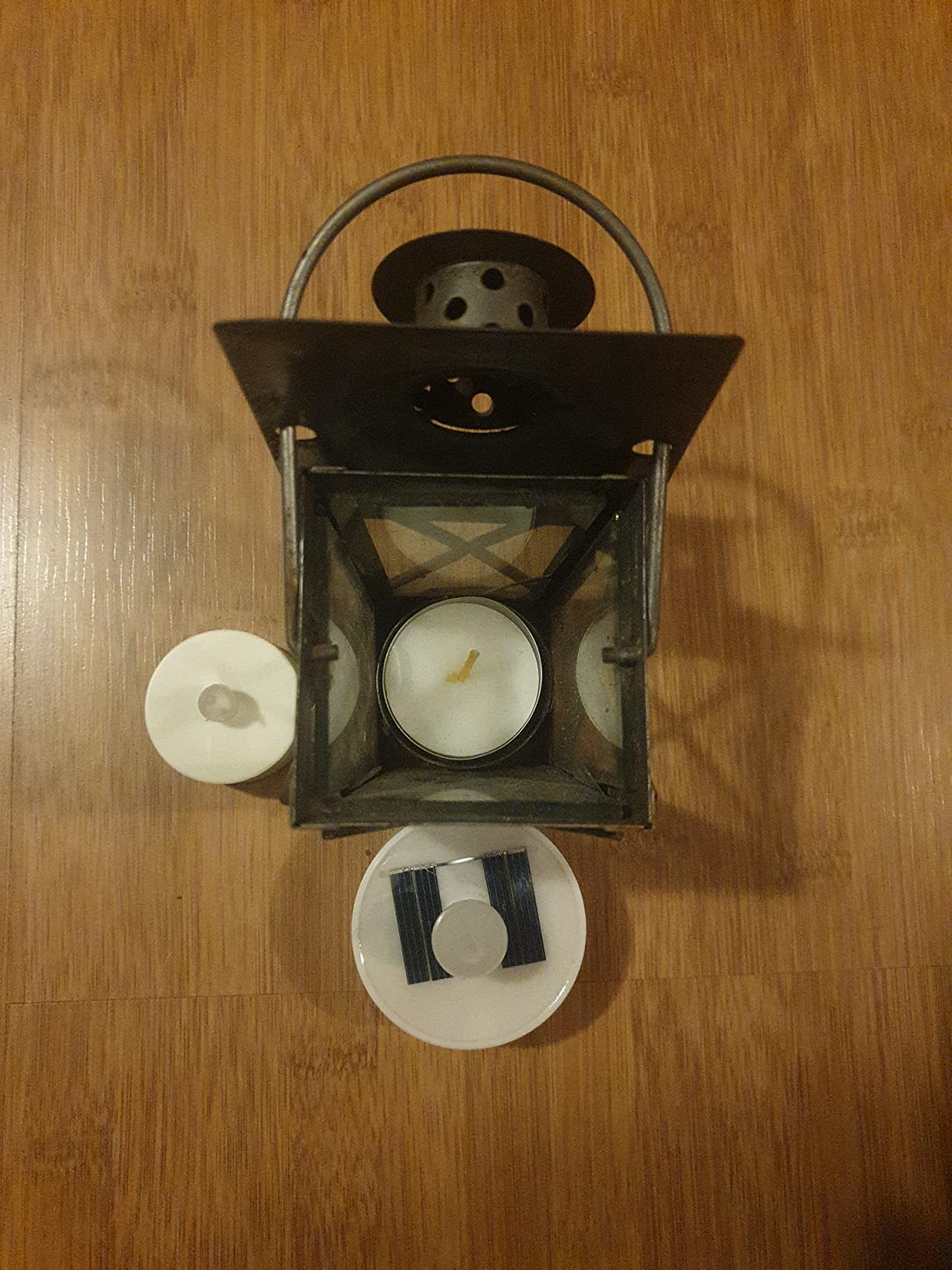 Lunartec Licht-Dekoration Solar-Teelichter 4er-Set weiß IP44
