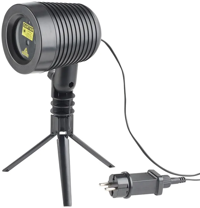 Lunartec Licht-Dekoration Laserprojektor LP-300 rot-grün IP44