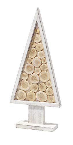 Bonetti Modell 4 Kerzenhalter Holz Birkenholz 35 cm