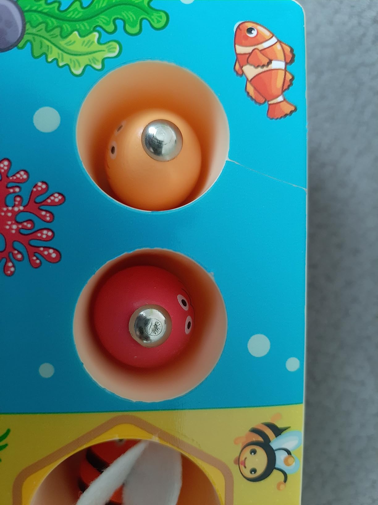 WEARXI Spielzeug Angelspiel magnetisch 3 in 1 Holz