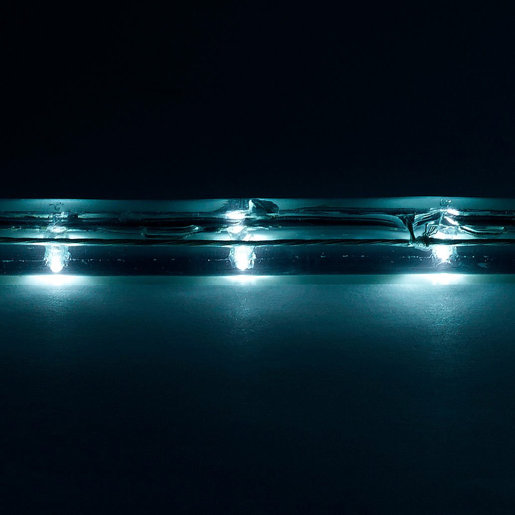 Lunartec LED-Lichtschlauch 20m weiß 720 LEDs IP44 für außen