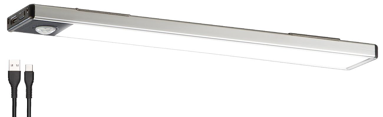 Lunartec Innenbeleuchtung Akku-Lichtleiste 23cm tageslichtweiß