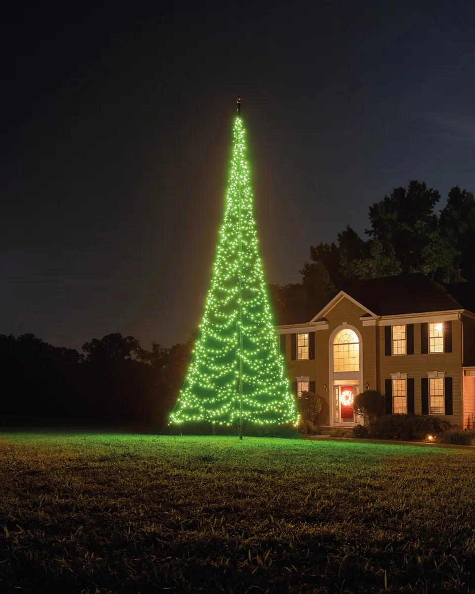 Fairybell Pro Smart Magic Fahnenmastbaum 8 m 1536 LED