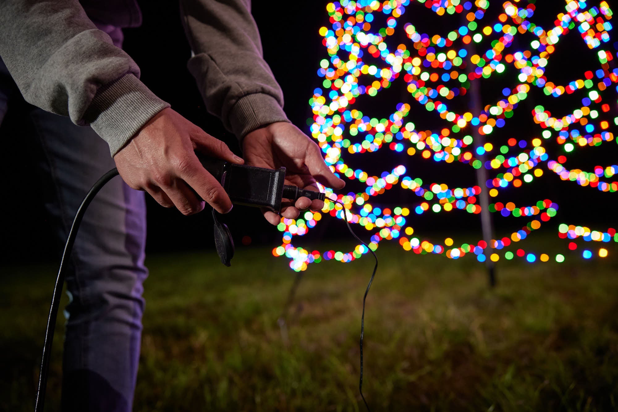 Fairybell Premium LED-Baum 8 m 3000 LED Luminous Switch