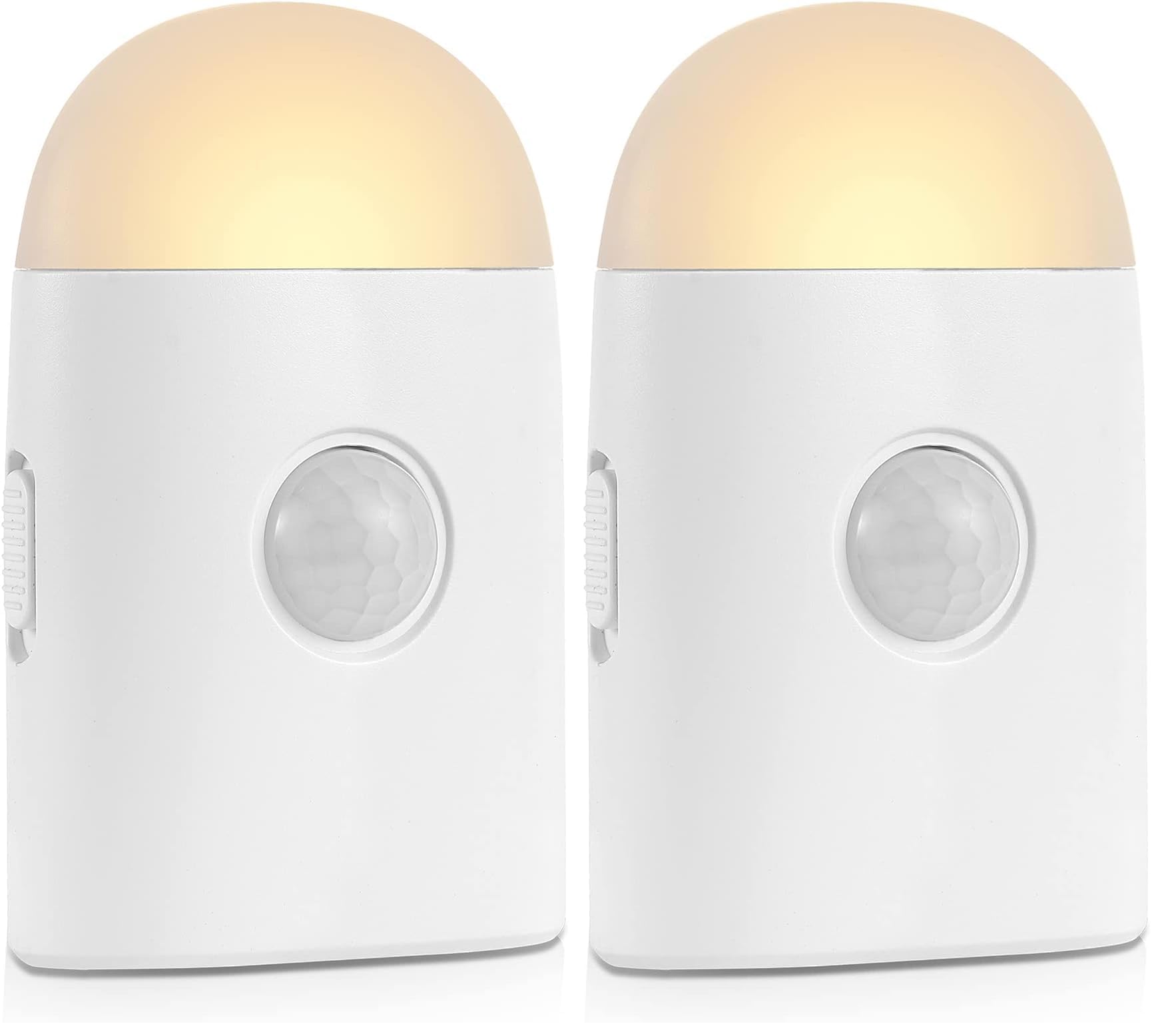 Bxroiu Lichterkette Nachtlicht LED Bewegungsmelder 2er-Pack