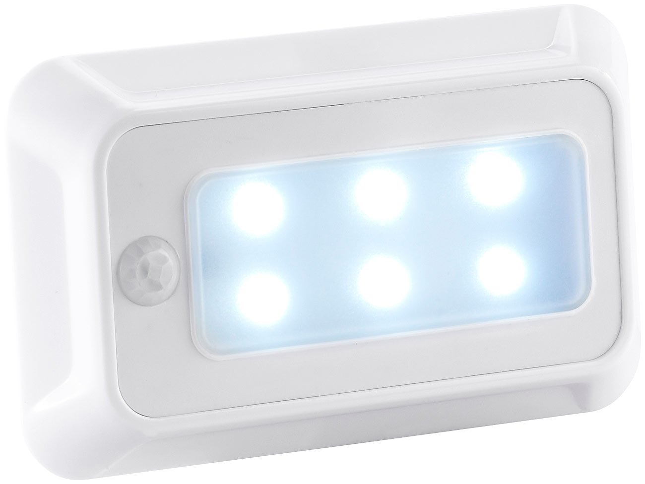 Lunartec Innenbeleuchtung LED Nachtlicht Batterie Sensor 20lm