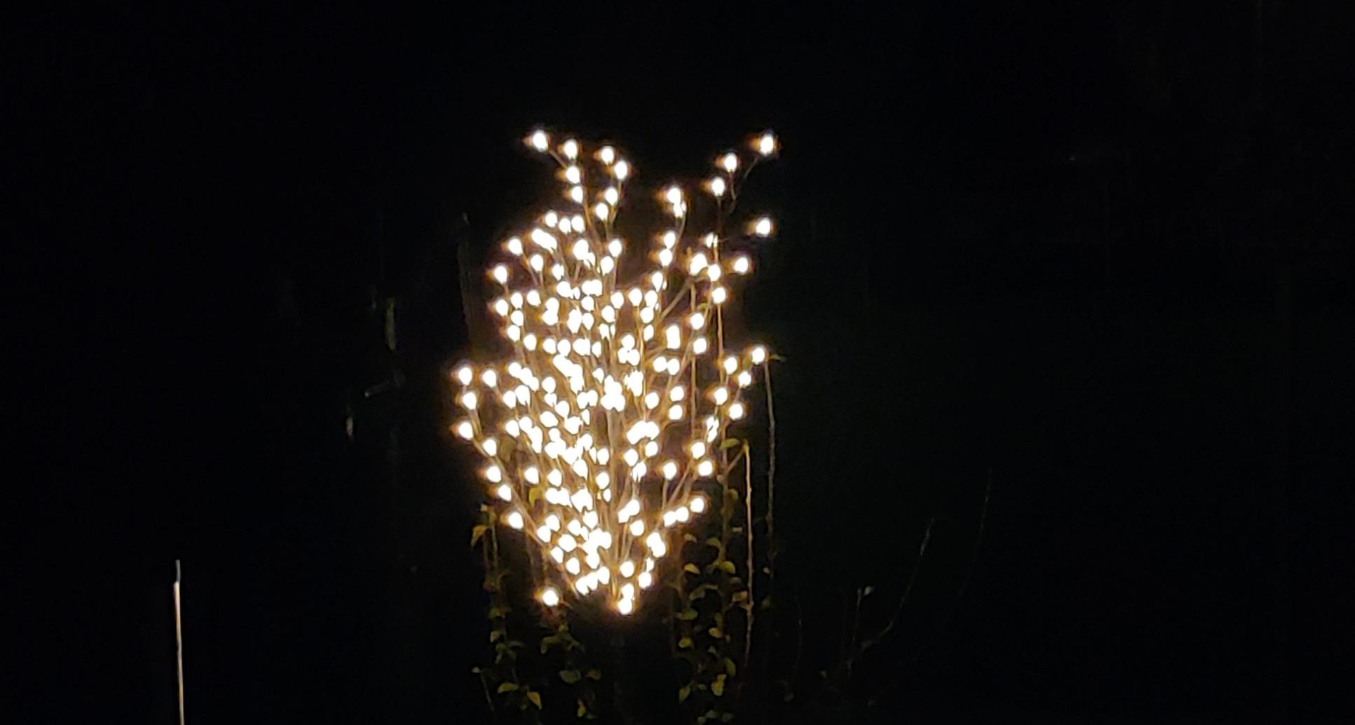 Lunartec Außenbeleuchtung LED-Deko-Baum 150 cm 200 LEDs warmweiß
