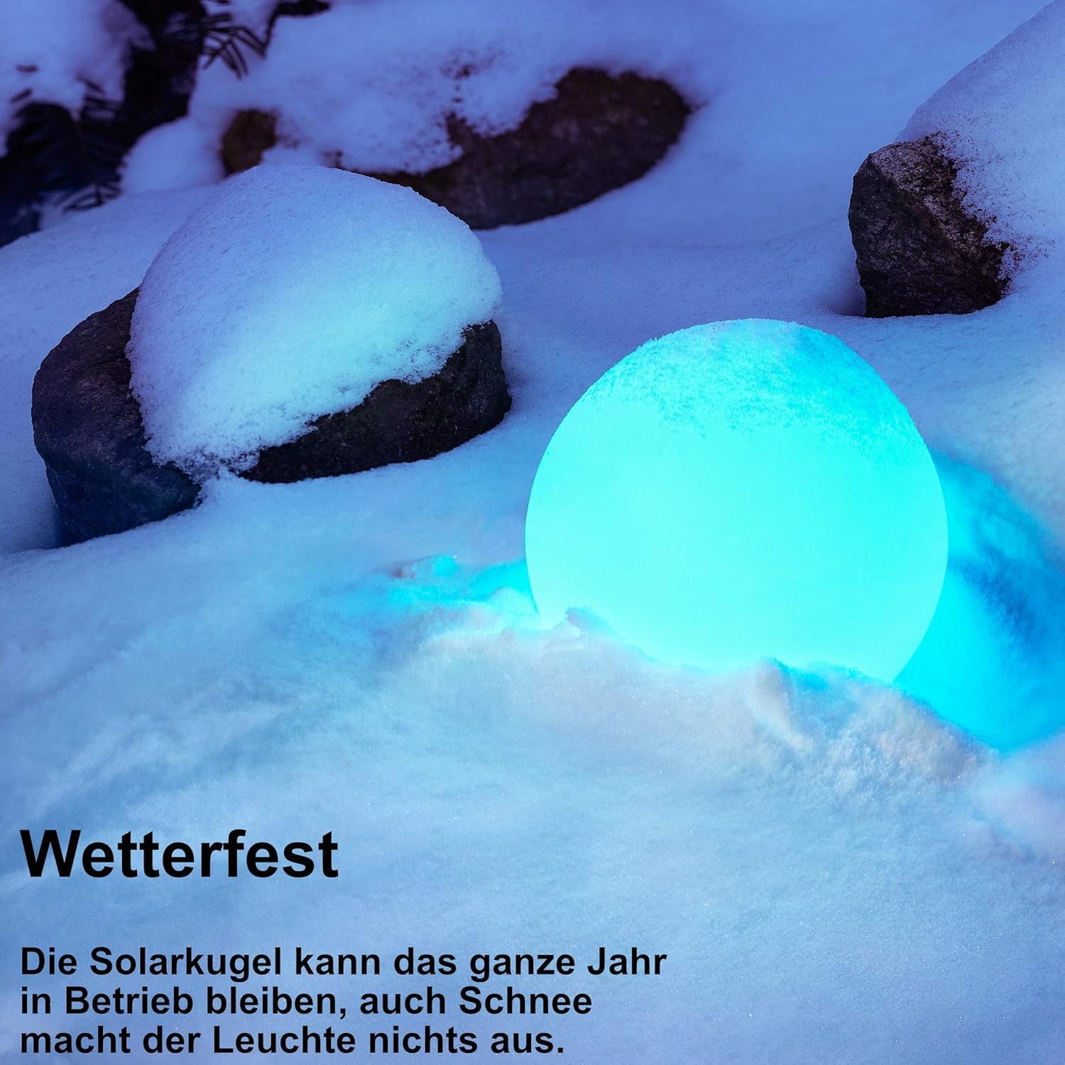 Bonetti Solar Lights Kugelleuchte XL 40cm RGB IP67