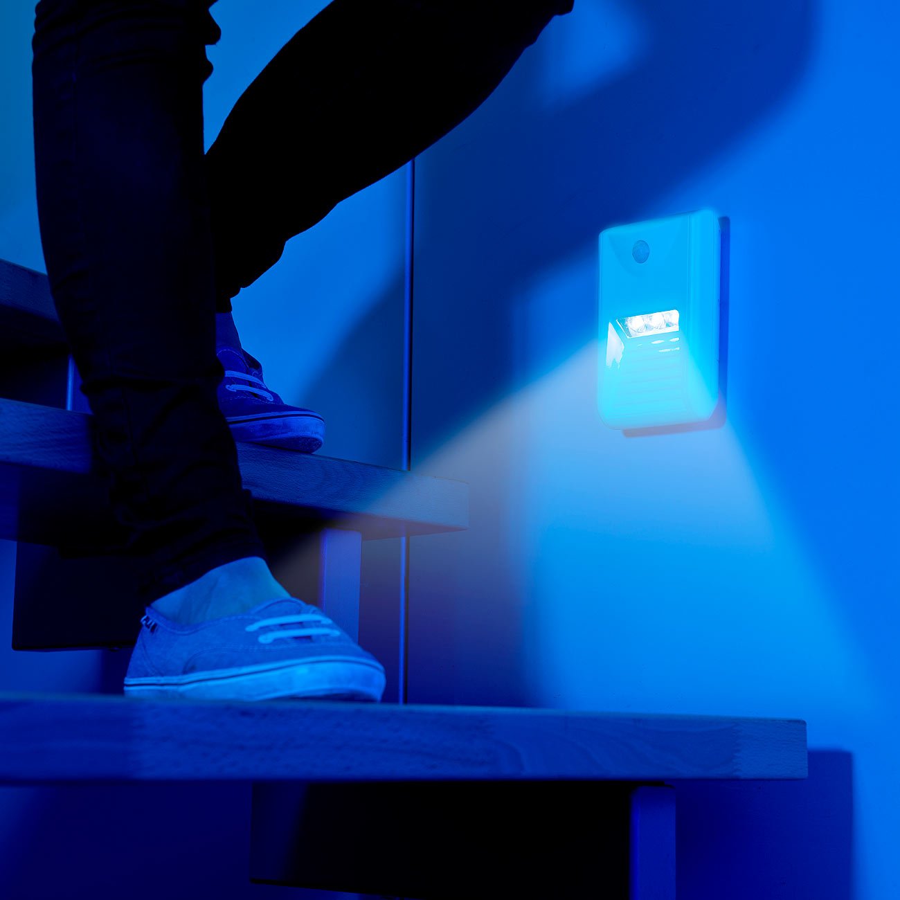 Lunartec Innenbeleuchtung LED-Treppenleuchte Nachtlicht 15 lm