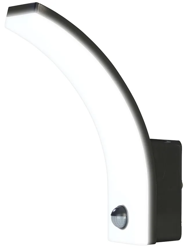Lunartec Außenbeleuchtung LED-Wandleuchte 2300 lm schwarz