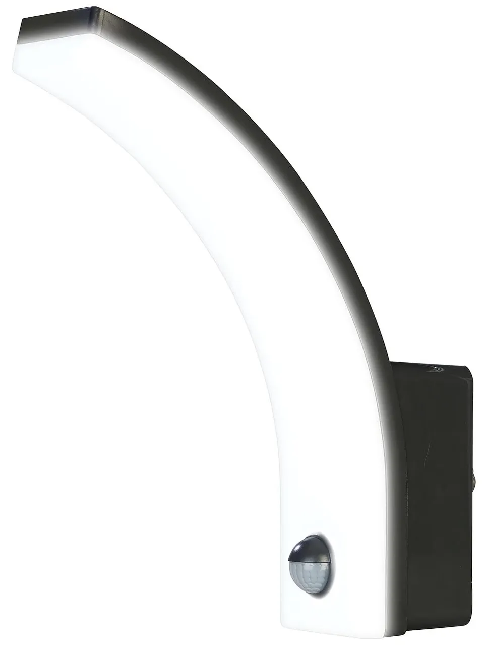 Lunartec Außenbeleuchtung LED-Wandleuchte 2300 lm schwarz