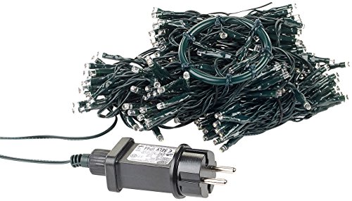 Lunartec Licht-Dekoration Überwurf-Lichterkette 240 LED Ring