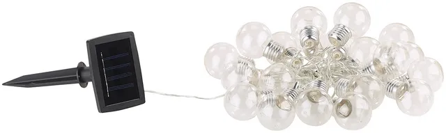 Lunartec Licht-Dekoration Solar-Lichterkette 20 LEDs warmweiß