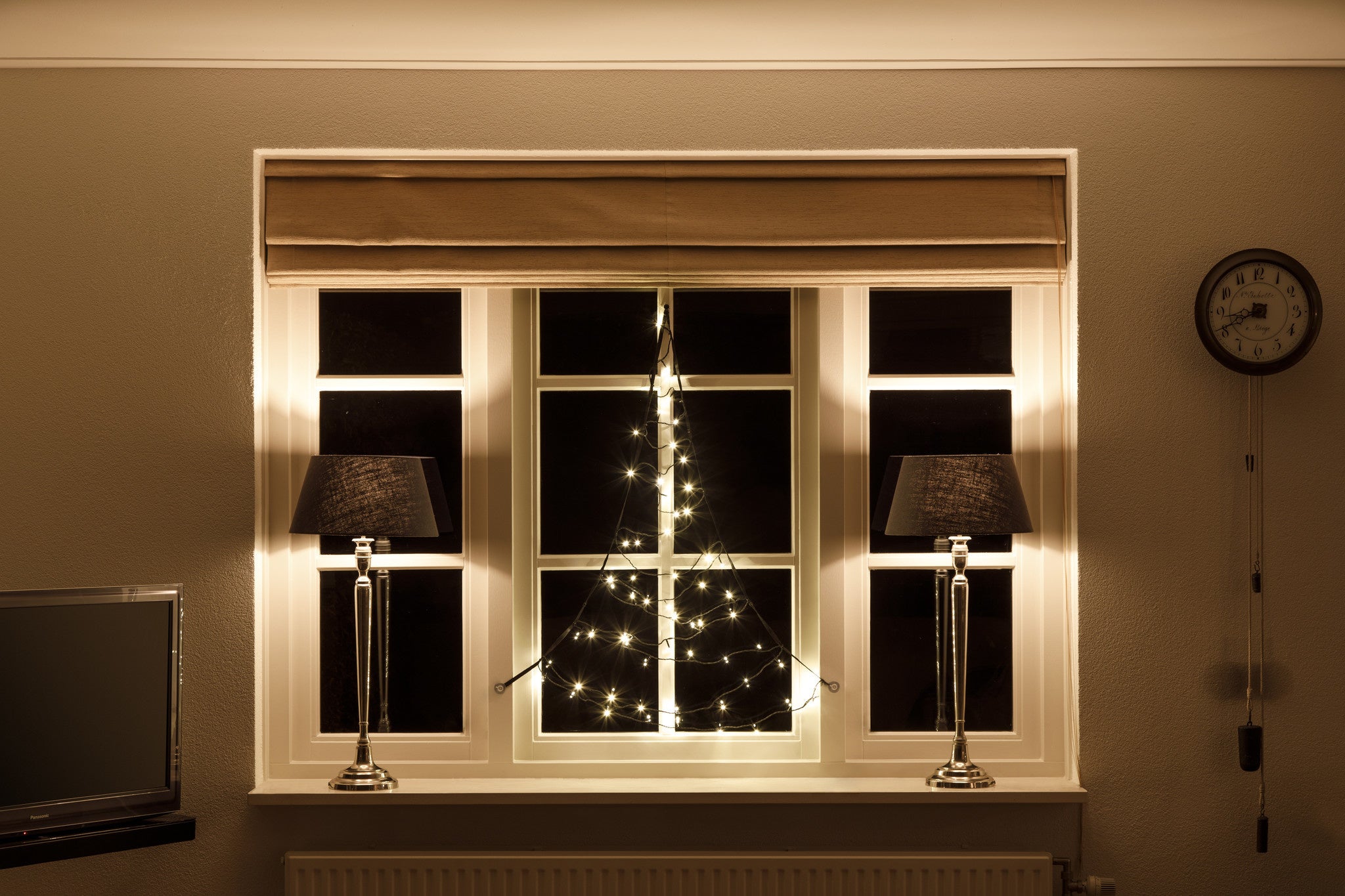 Fairybell Standard Window Tree 125 cm 60 LED Fensterbaum warmweiß