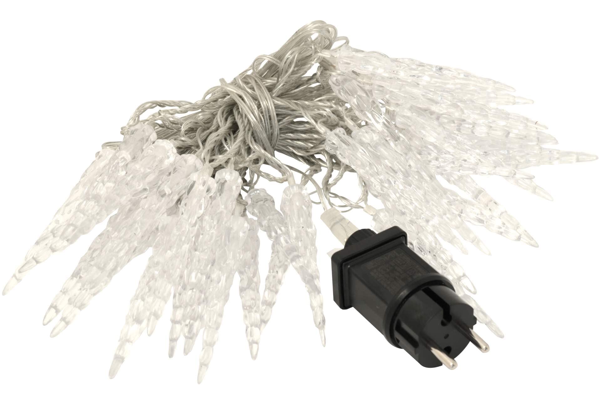 Bonetti LED Lichterketten 40-er Eiszapfen Lichterkette kaltweiß