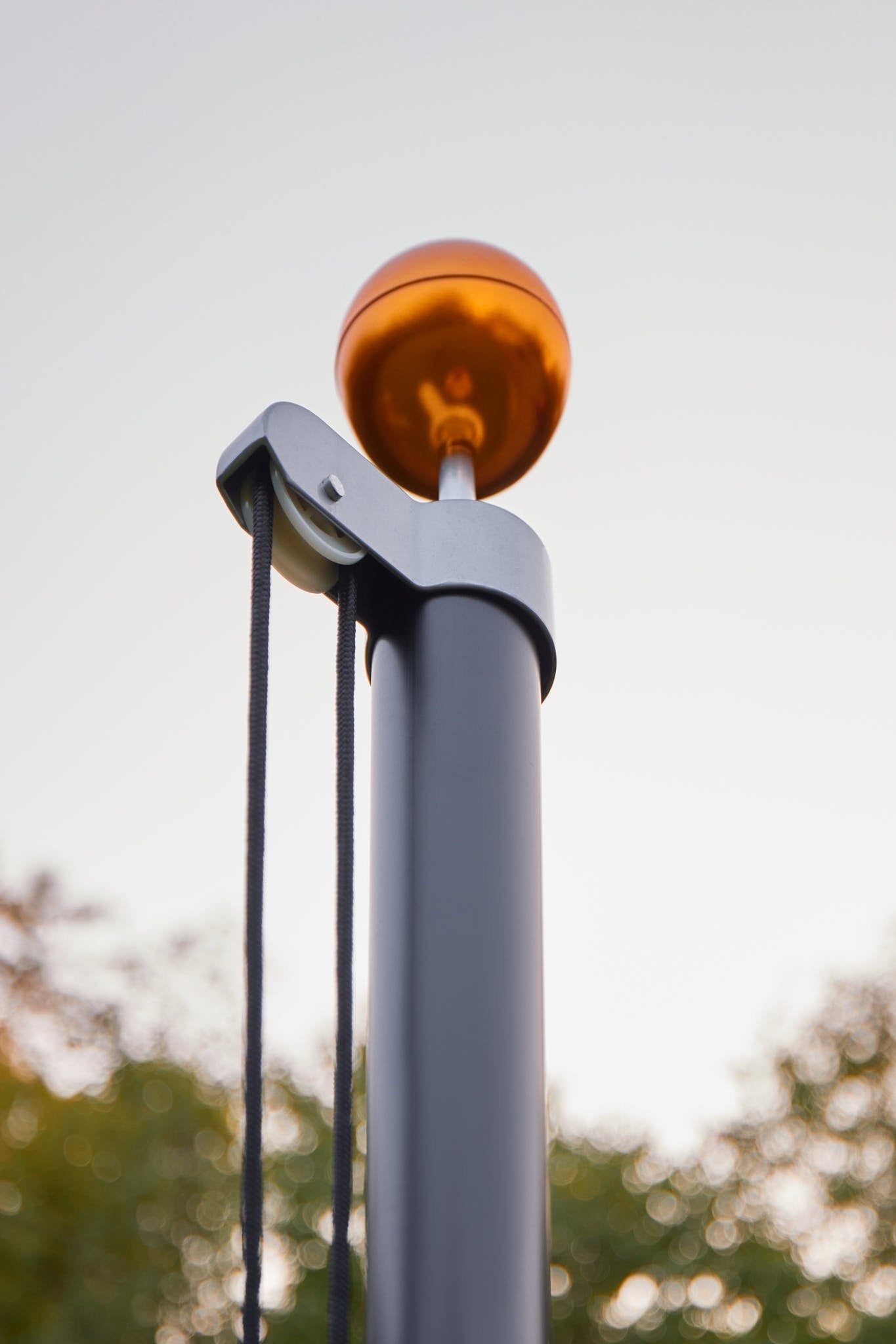 Fairybell Flagpoles Fahnenmast 7 m schwarz teilbar Alu