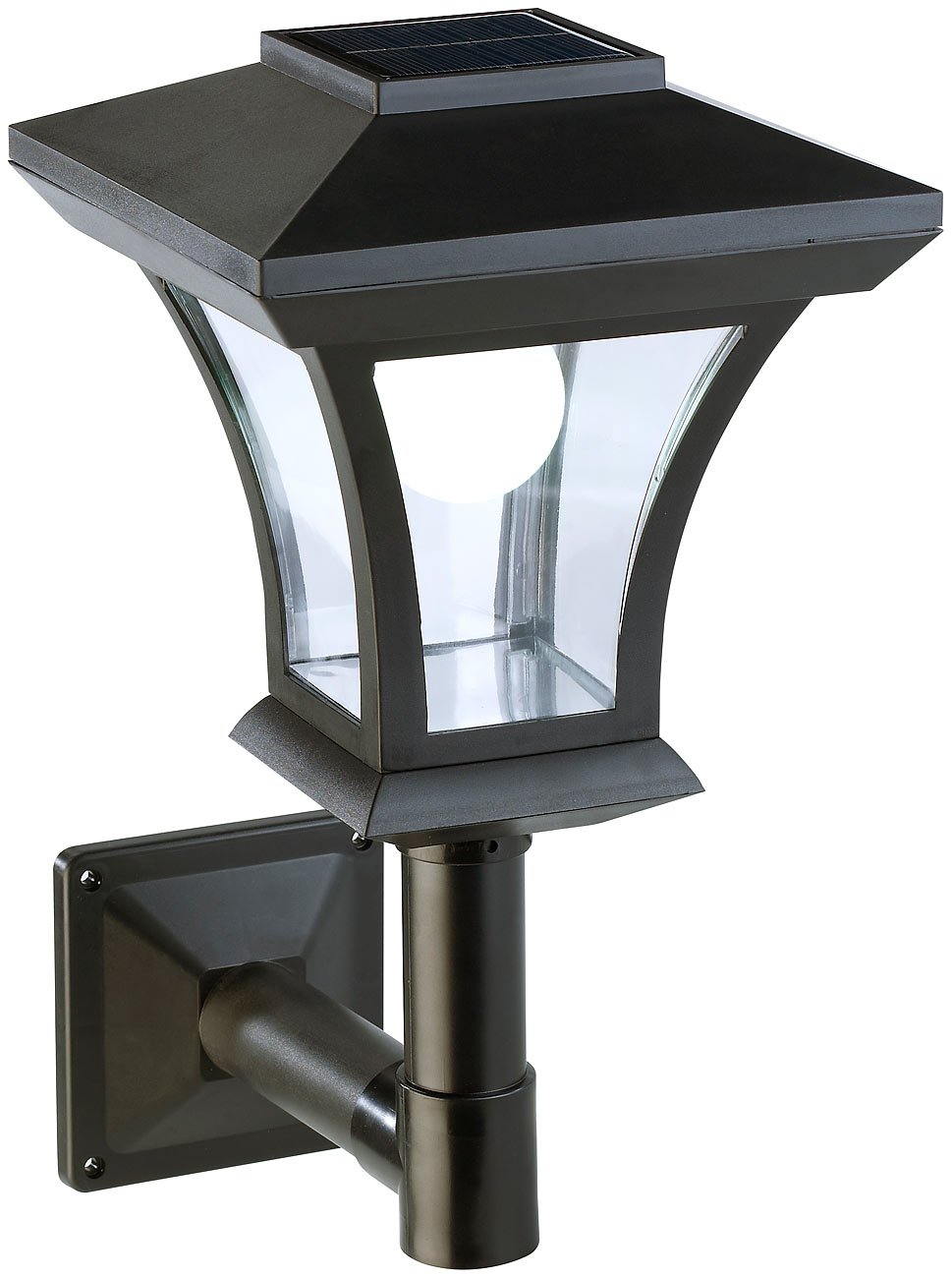 Lunartec WL-345 2er Solar-Wandleuchten 45 Lumen