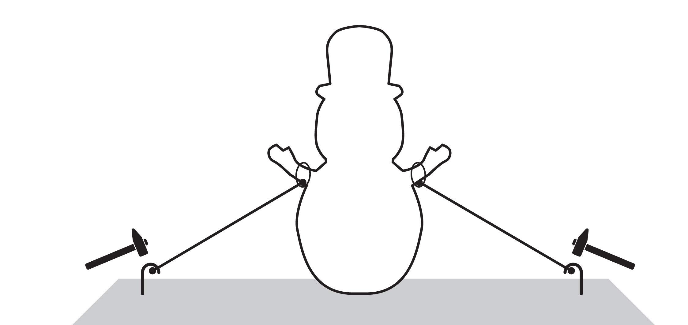 Bonetti Schneemann aufblasbar 180 cm LED Merry Christmas