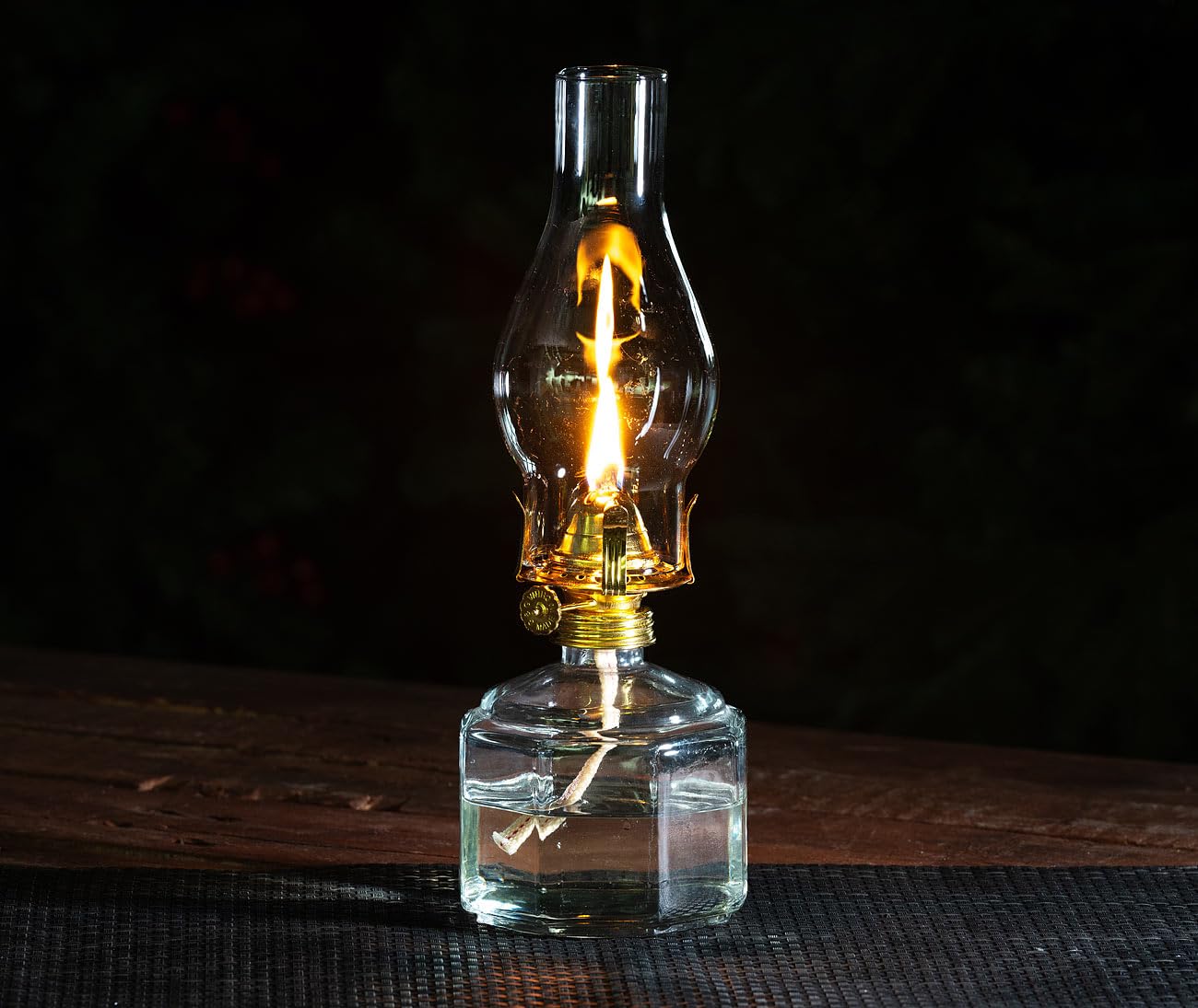 Lunartec Taschenlampen Petroleum-Sturmlaterne 28cm 2er-Set