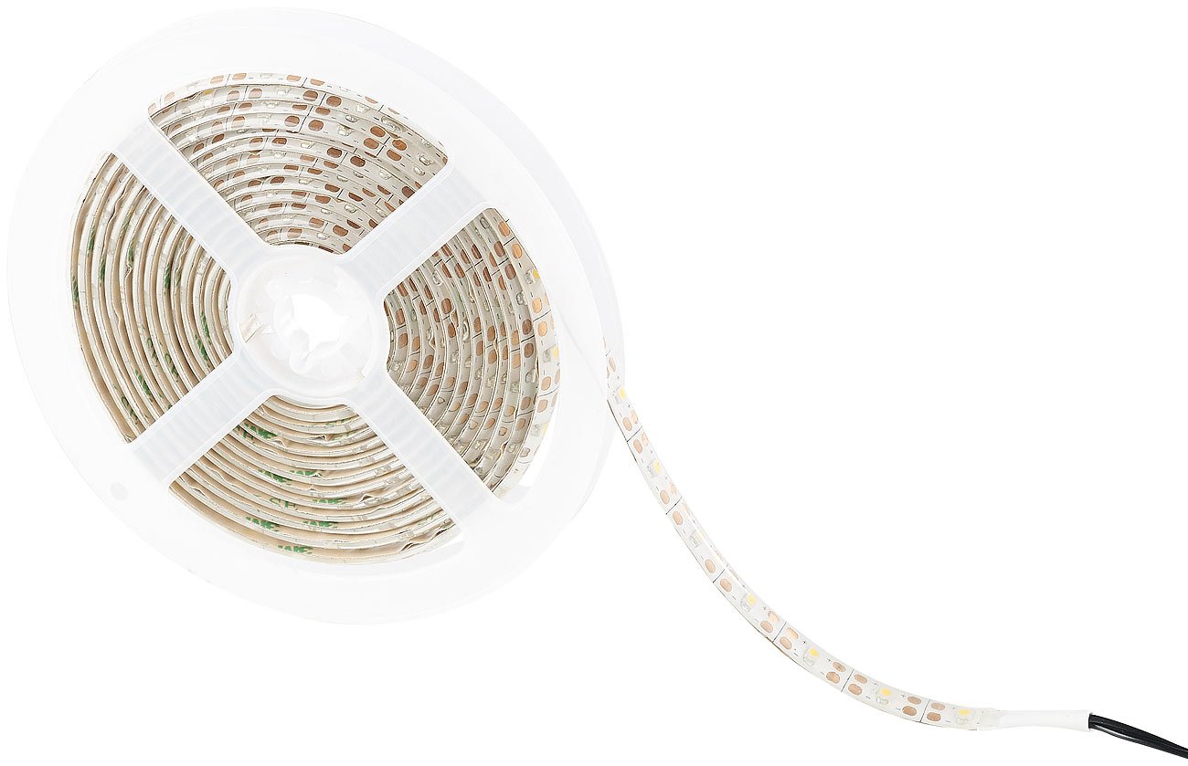 Lunartec Solar-LED-Band warmweiss 3 m 180 LEDs IP65