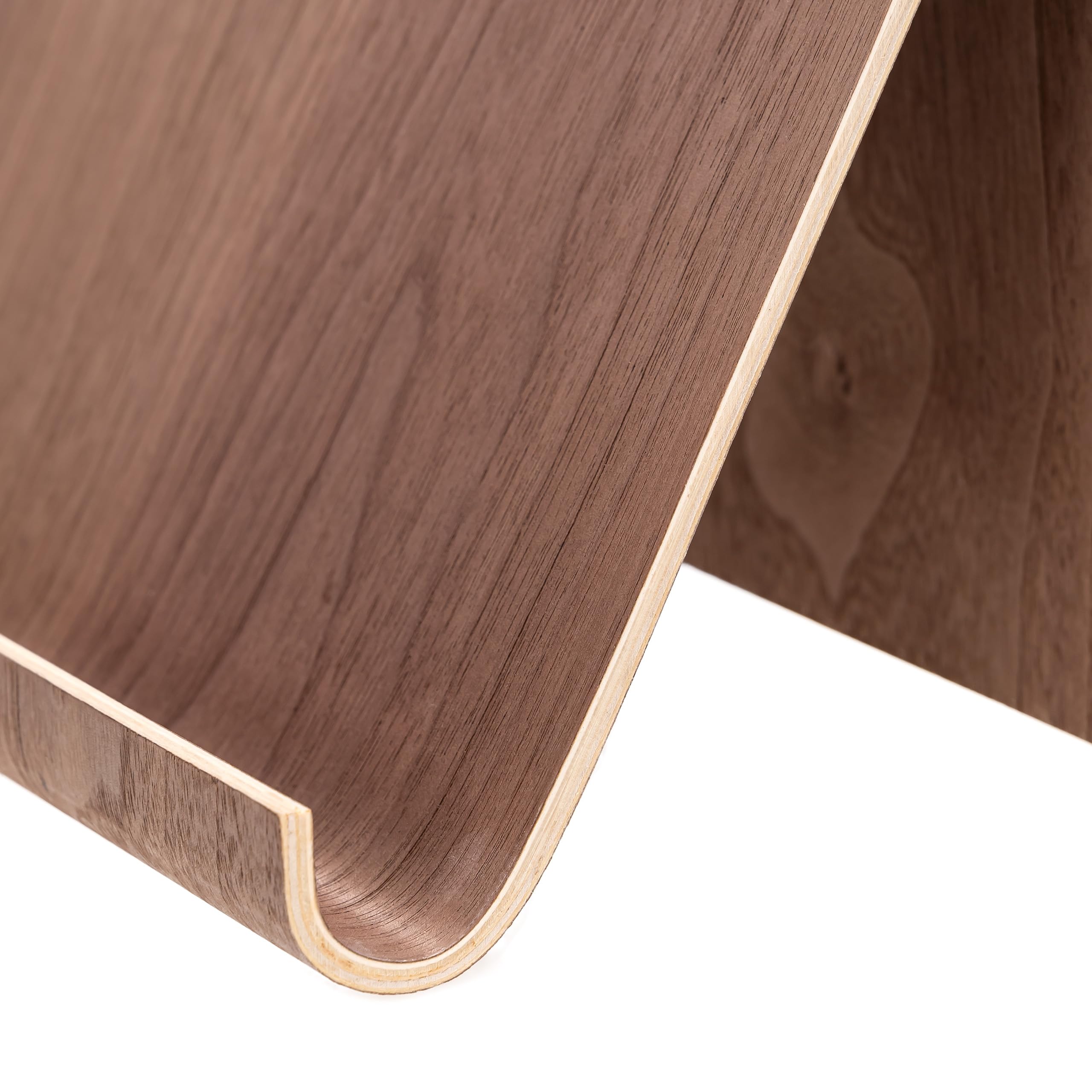 Bonetti Light arches Tablet-Halter Holz Walnuss 26 cm Buchständer