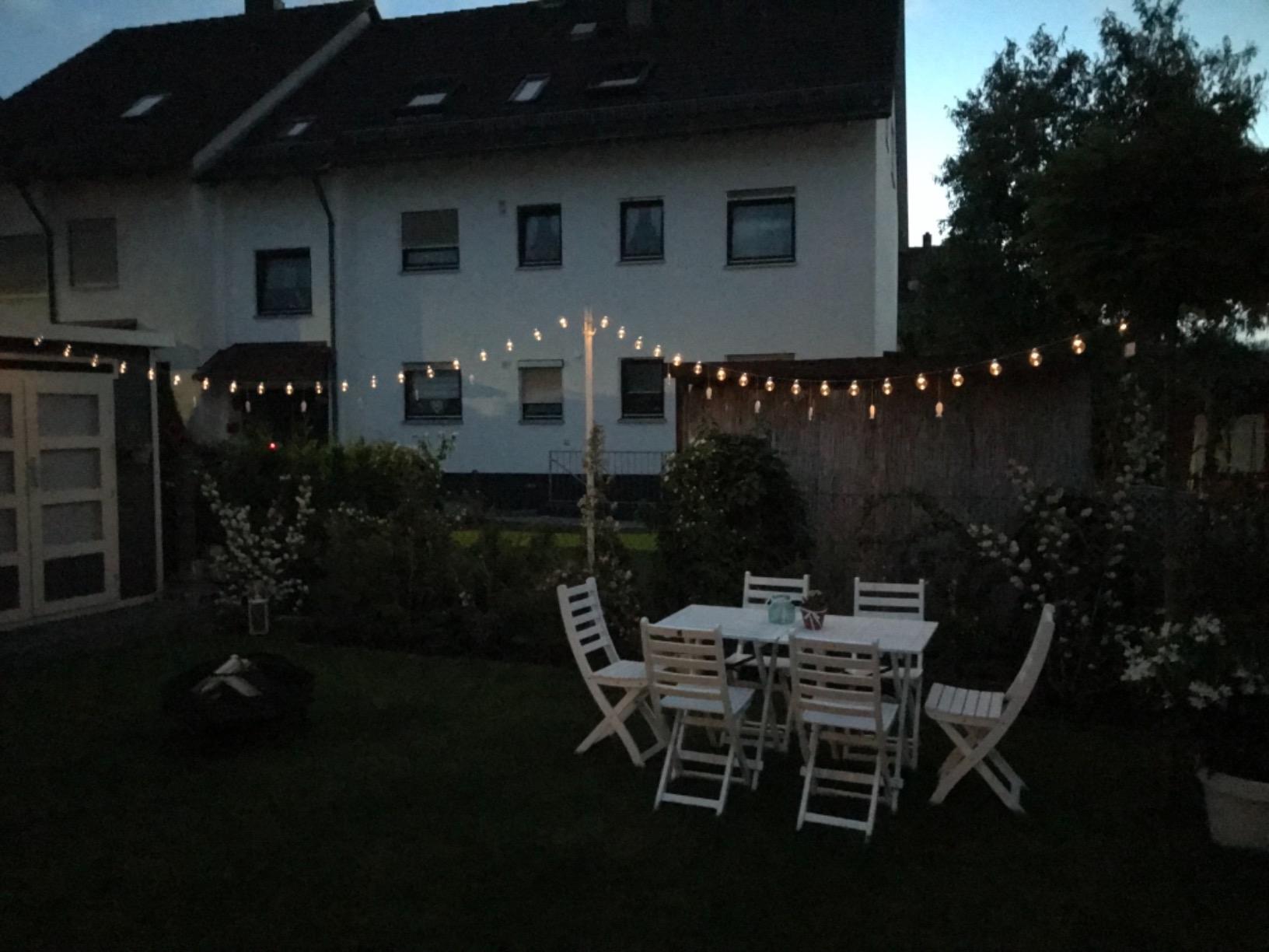 Lunartec Licht-Dekoration Solar-Lichterkette 20 LEDs warmweiß
