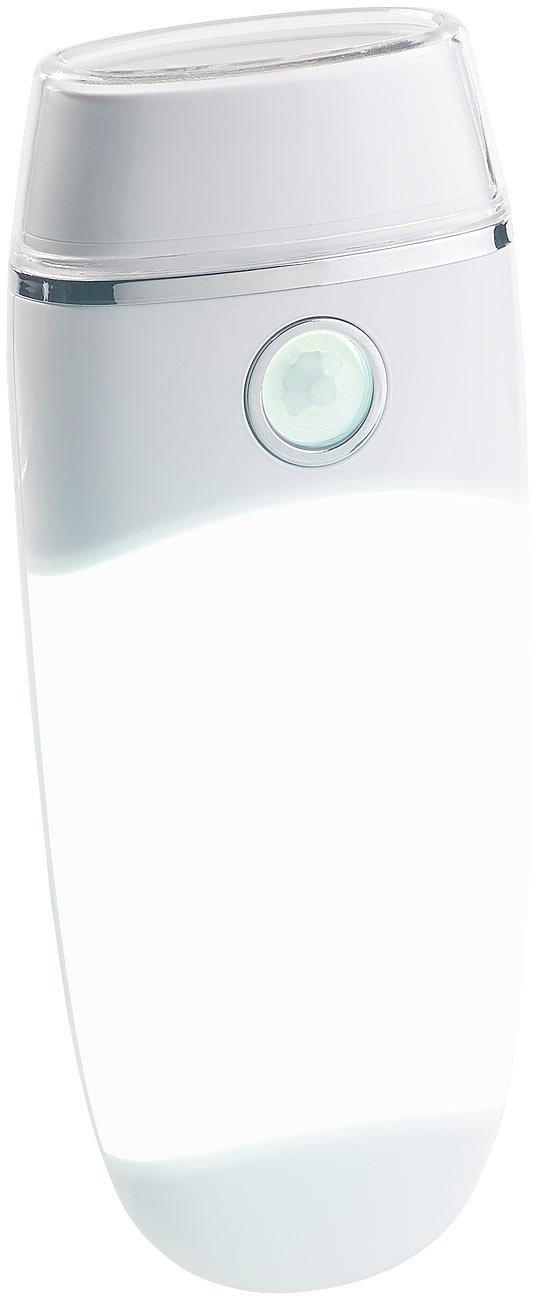 Lunartec 4in1 Steckdosenlampe Nachtlicht mit Akku