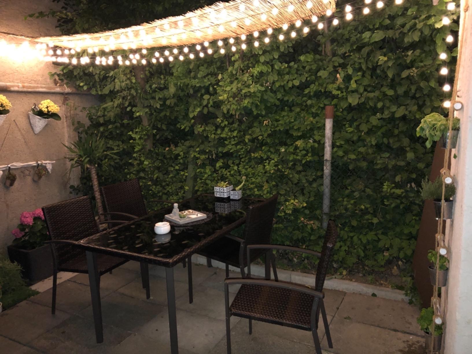 Bonetti LED Lichterkette 180 Kugeln bunt 17,9m IP44