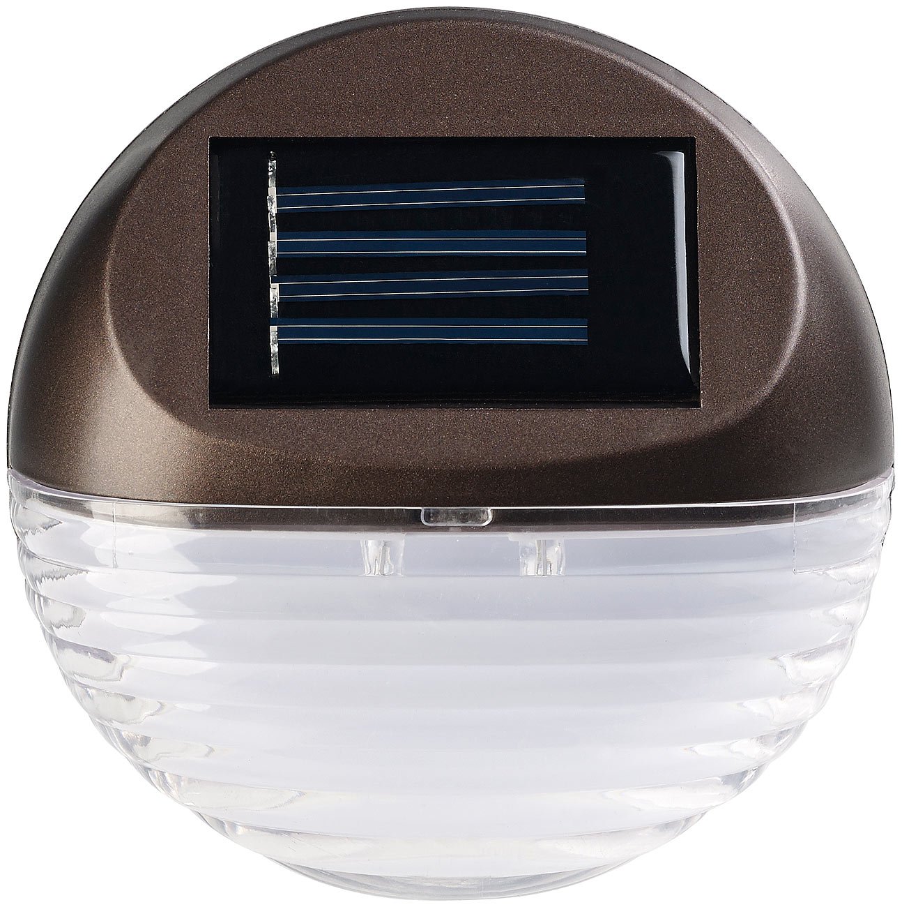 Lunartec Außenbeleuchtung Solar-Zaunleuchte 3er-Set tageslichtweiß IP44
