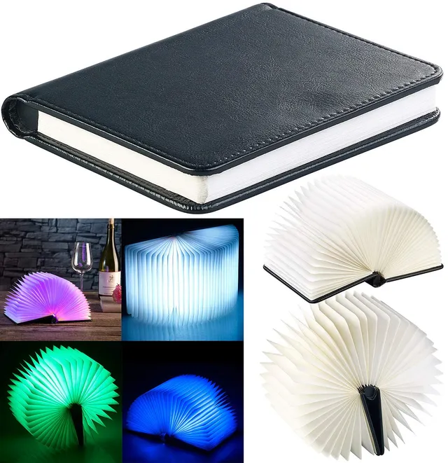 Lunartec Innenbeleuchtung LED-Buchleuchte 5 Farben Batterie 0,2W