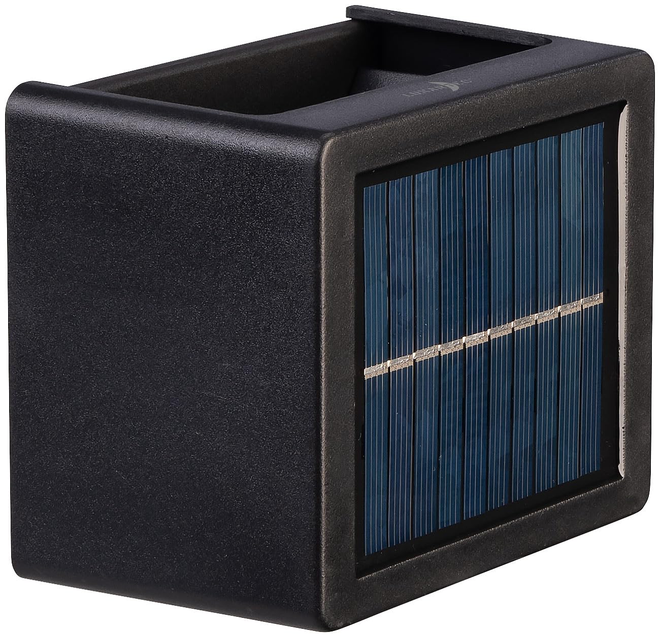 Lunartec Außenbeleuchtung Solar-Wandleuchte 12 LEDs warmweiß