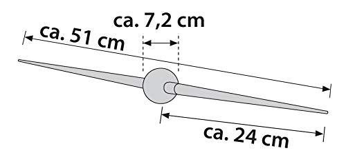 Bonetti 3D Leuchtstern bunt Farbwechsel Timer 51 cm