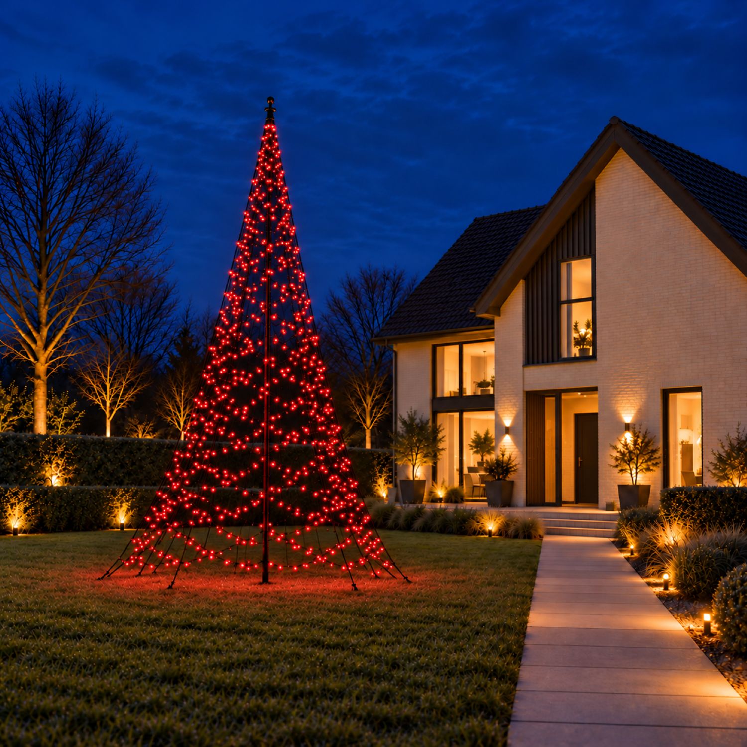 Fairybell Pro Fahnenmast-Lichterkette 7 m Smart Magic 1344 LED
