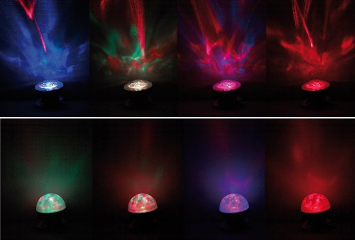Lunartec Licht-Dekoration Laserlampe Polarlicht Kugel