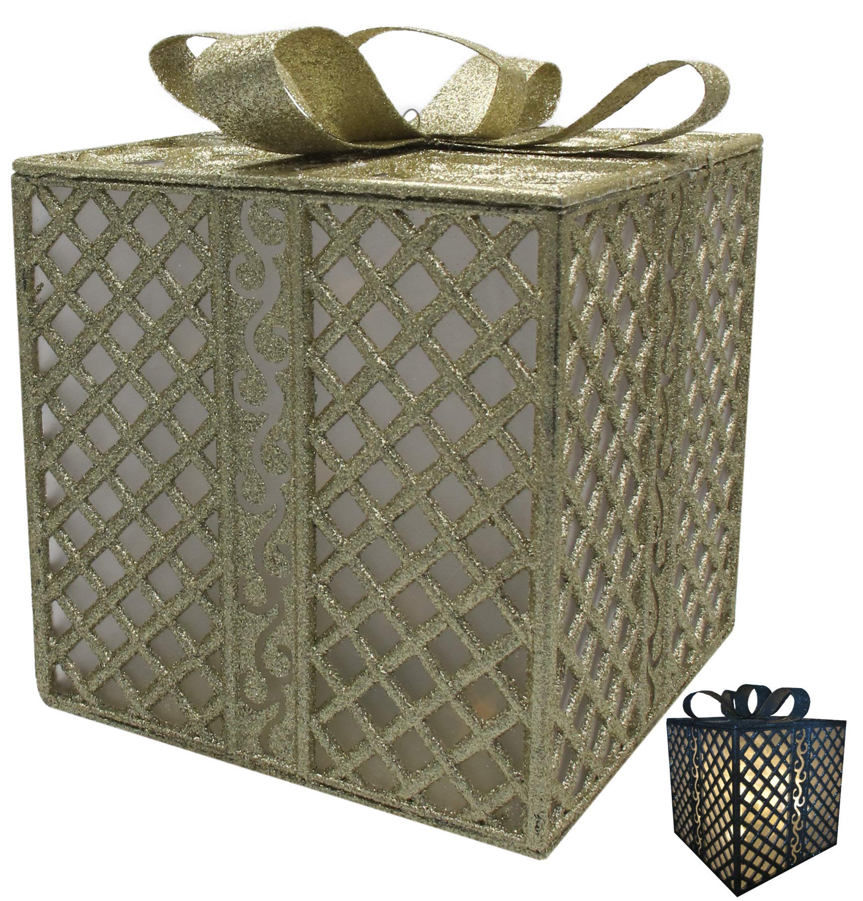 Bonetti Geschenk LED Dekoleuchte gold 25 LEDs Timer