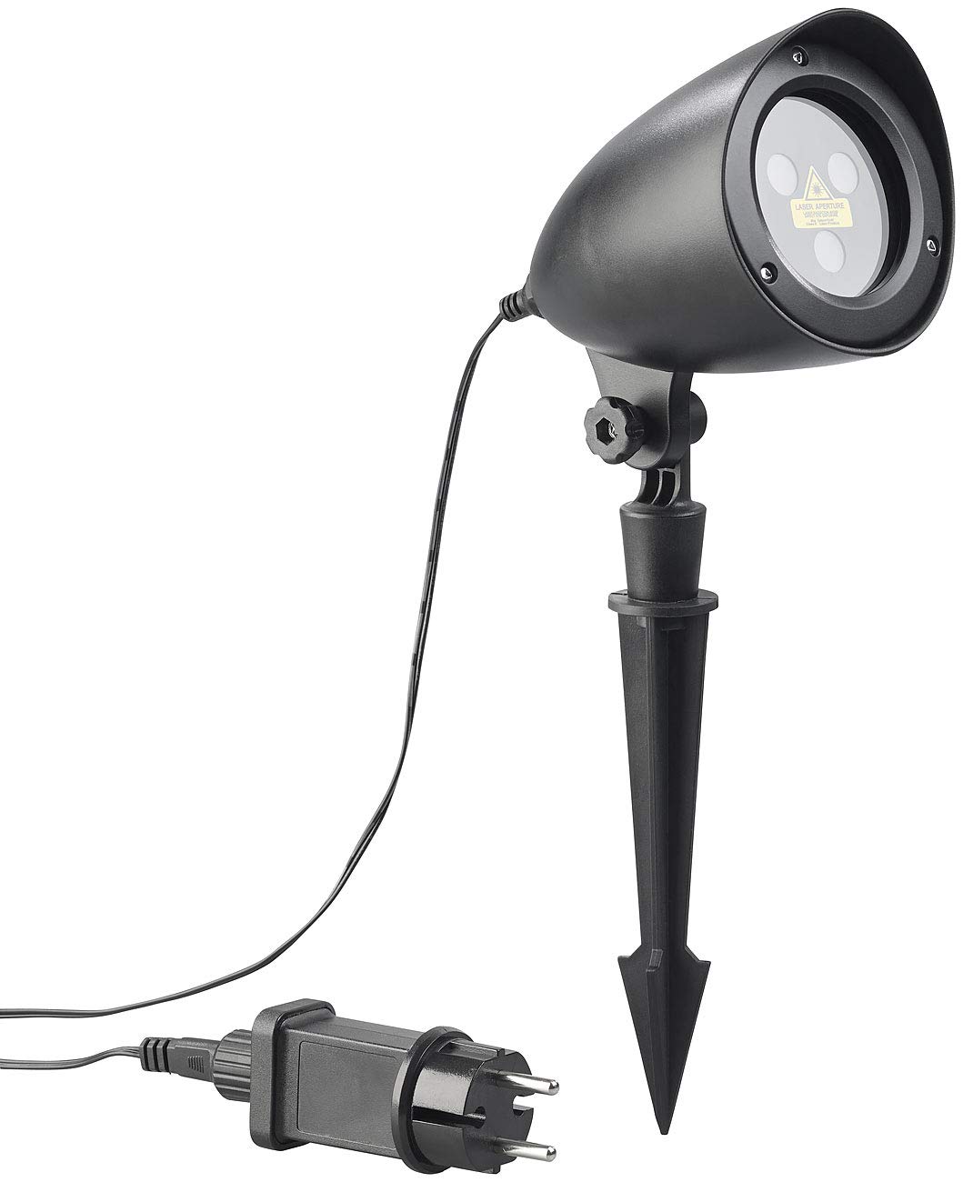 Lunartec LP-350 RGB-Laserprojektor mit Fernbedienung IP65