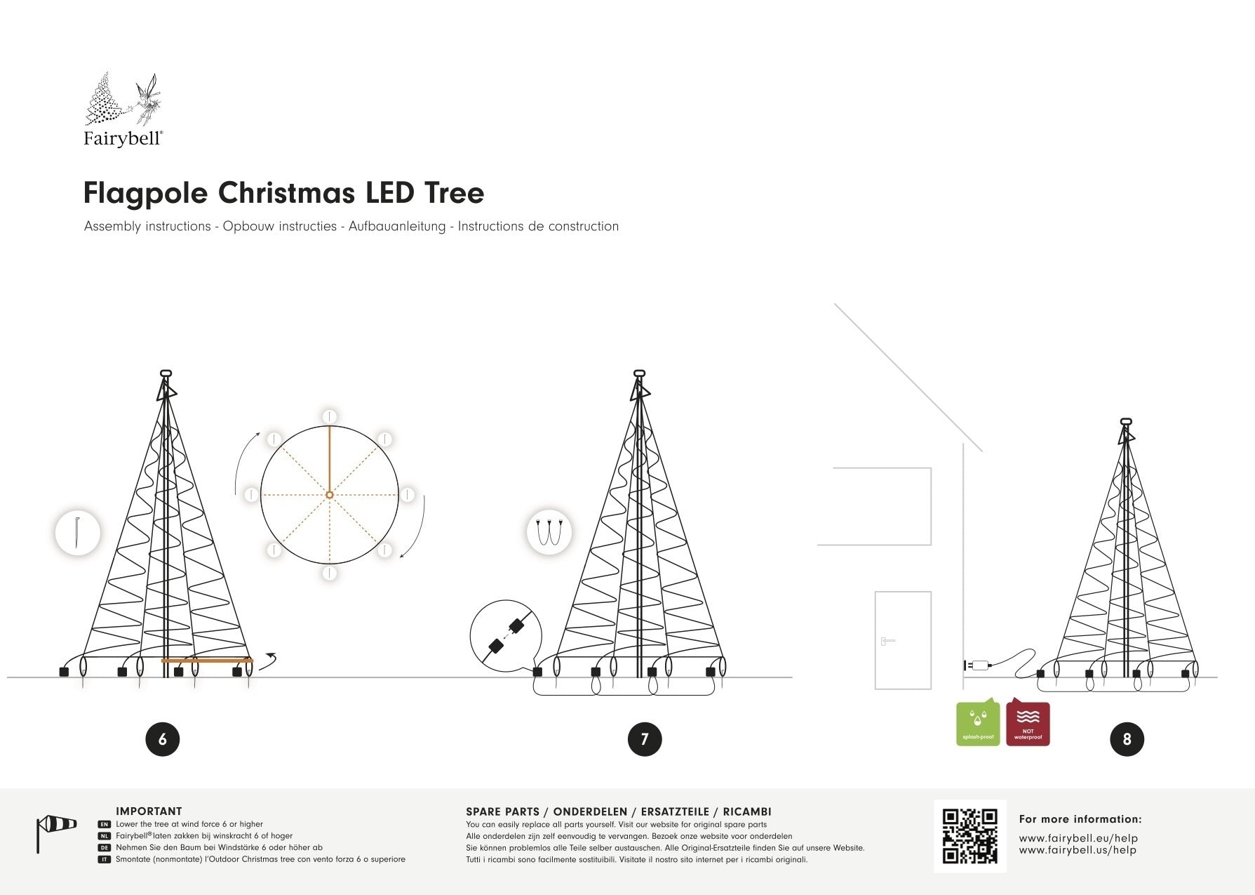 Fairybell Standard 10 Meter 4000 LED Lichterbaum warmweiß