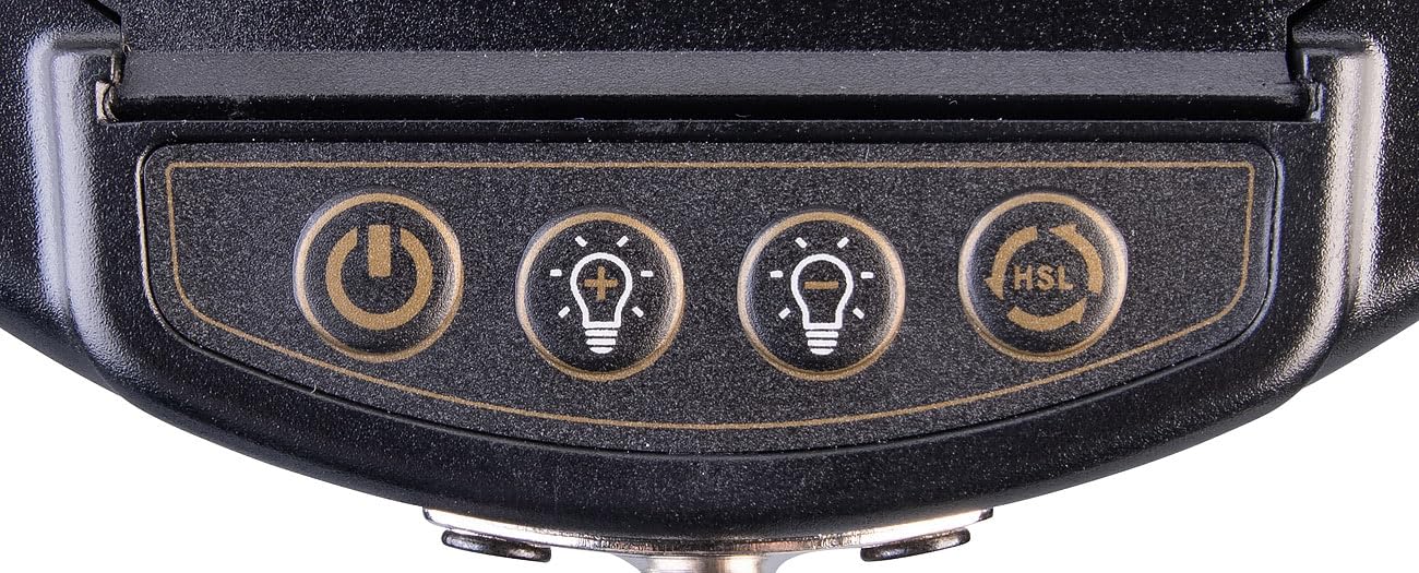 Lunartec LED-Uhren LED-Lupenleuchte 10-fach 500 lm dimmbar