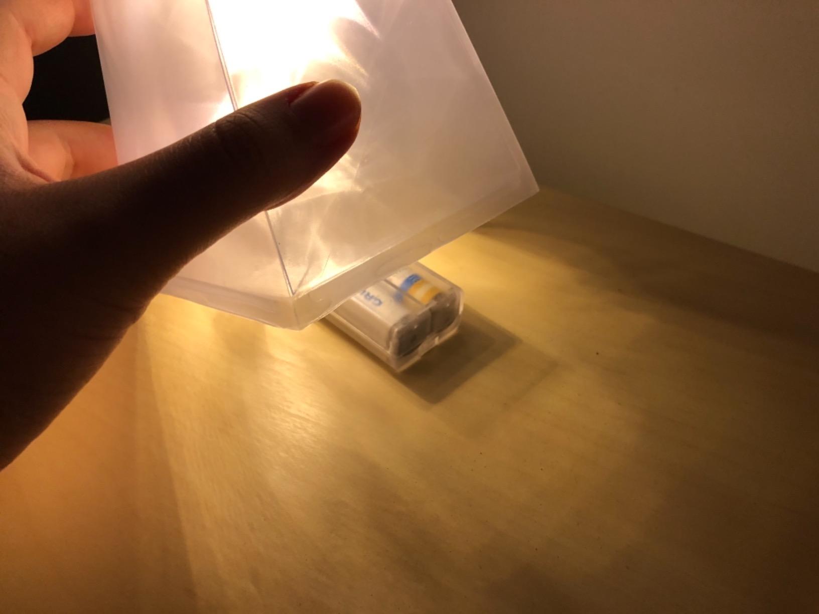 Lunartec Licht-Dekoration Hologramm-Pyramide 31cm warmweiß