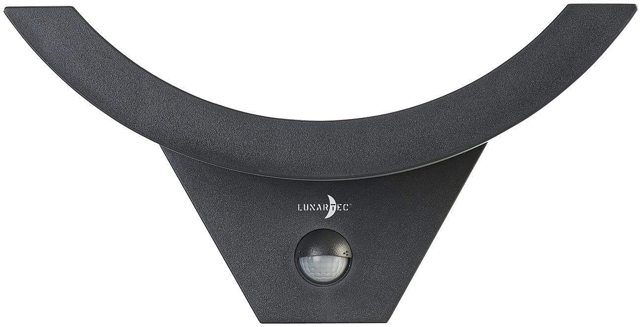 Lunartec Außenbeleuchtung LED-Wandleuchte 2er-Set PIR