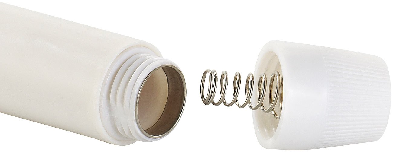Lunartec Licht-Dekoration Stabkerzen LED weiß 3er-Set 21,5cm