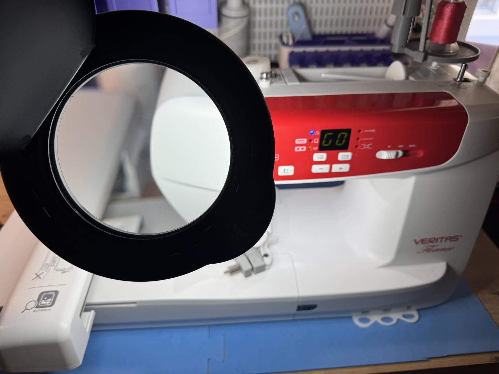 Lunartec LED-Uhren LED-Lupenleuchte 10-fach 500 lm dimmbar