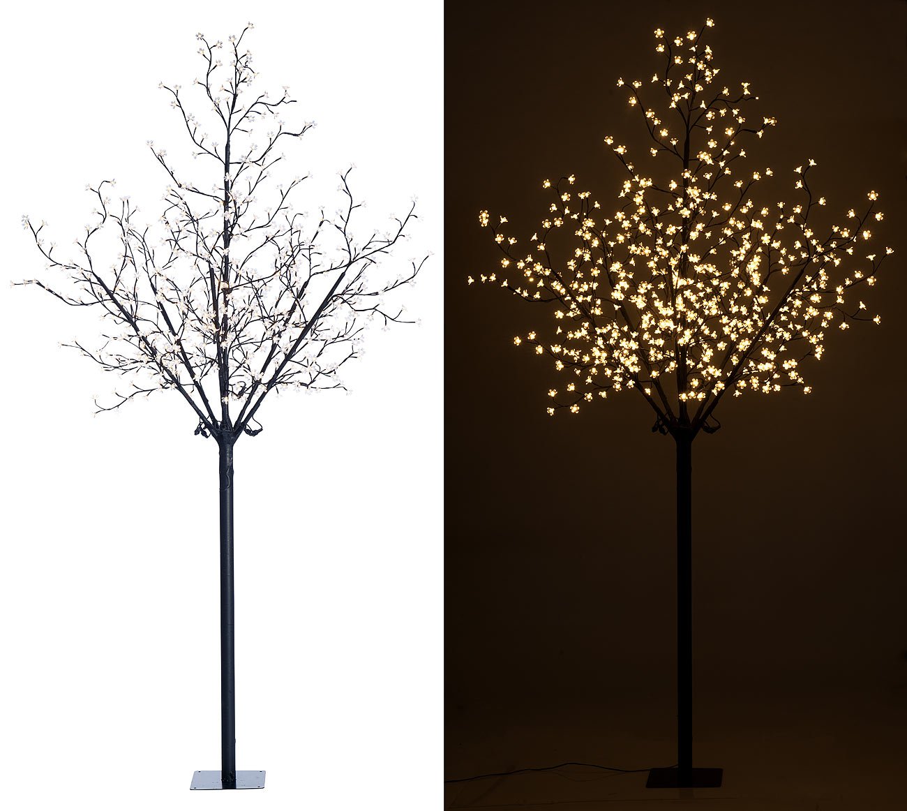 Lunartec Licht-Dekoration Kirschblütenbaum 250cm 600 LEDs