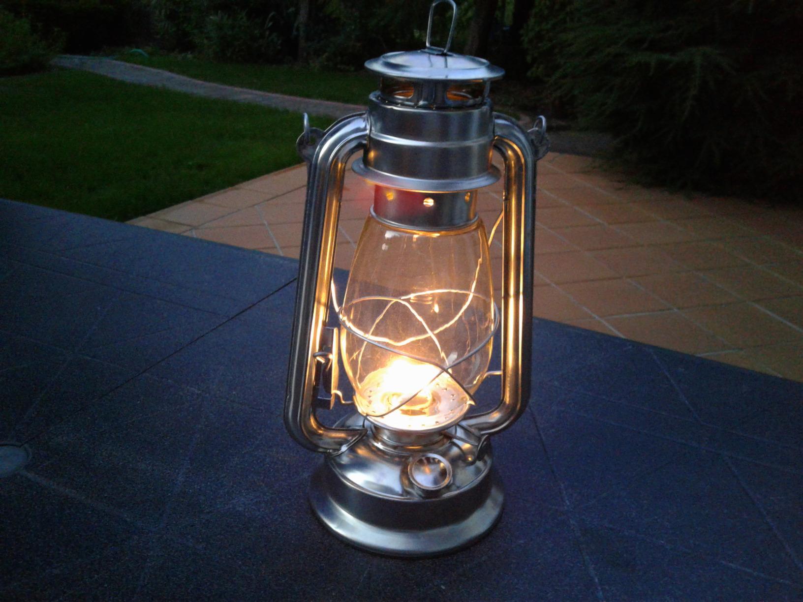 Lunartec Anika Stalllaterne Petroleum Bronze 24 cm