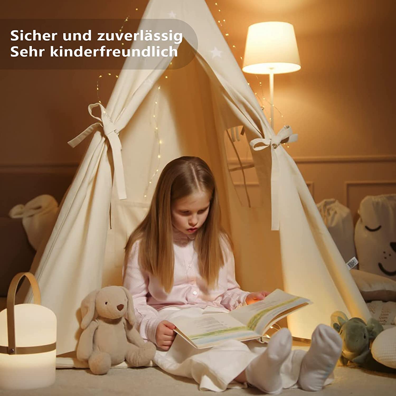 Koopower Battery Fairy Lights Lichterkette 11m 100 LED warmweiß
