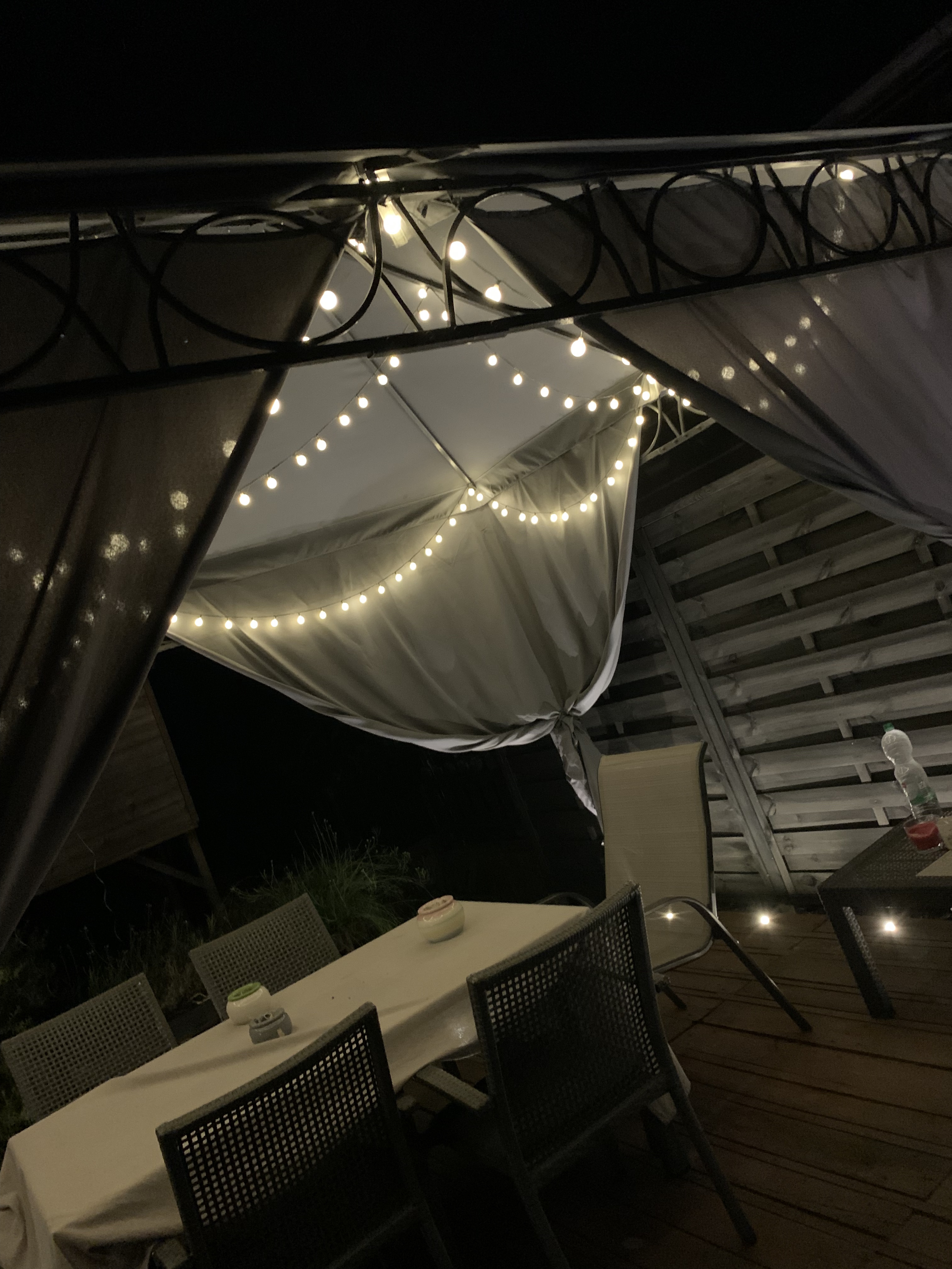 Bonetti LED Lichterkette 180 Kugeln bunt 17,9m IP44
