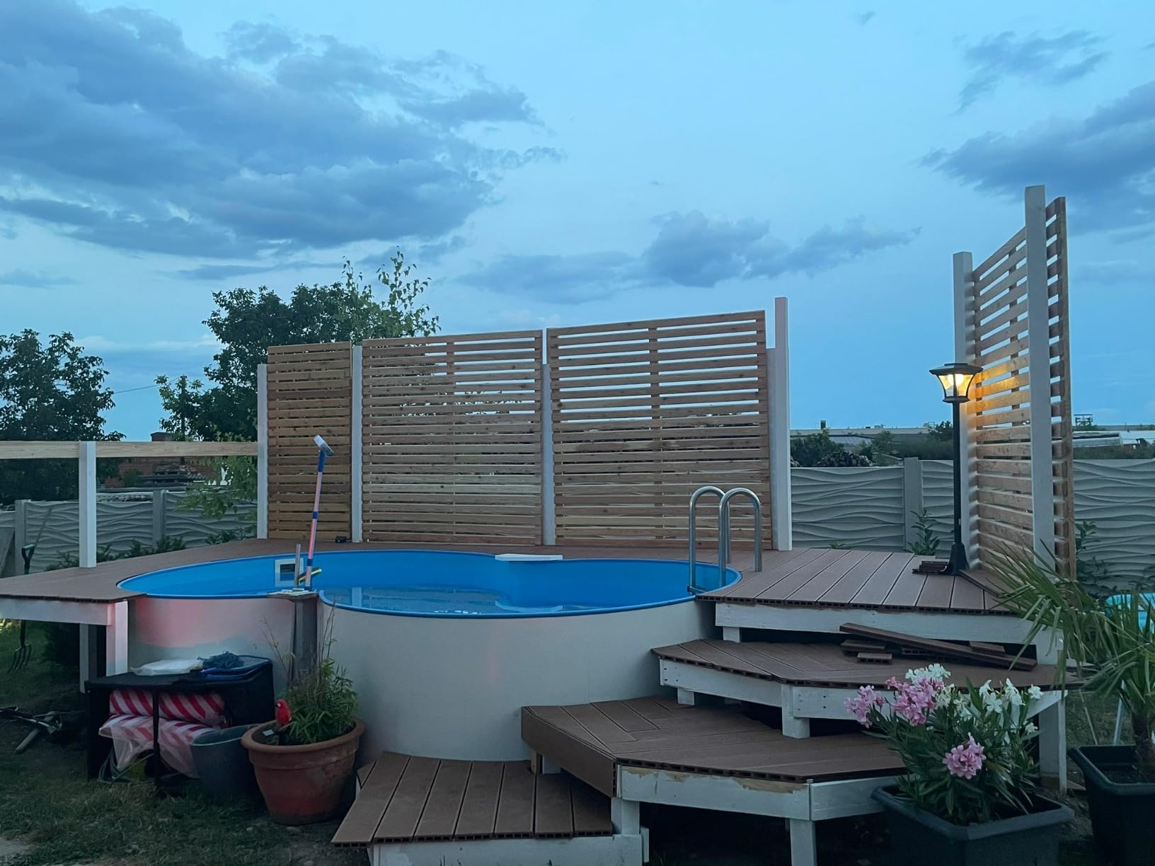 Bonetti Solar Gartenlaterne 120 cm warmweiß 8 LEDs