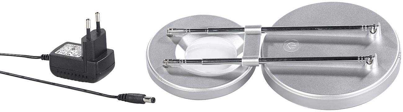 Lunartec Innenbeleuchtung LED-Schreibtischleuchte 395 lm warmweiß
